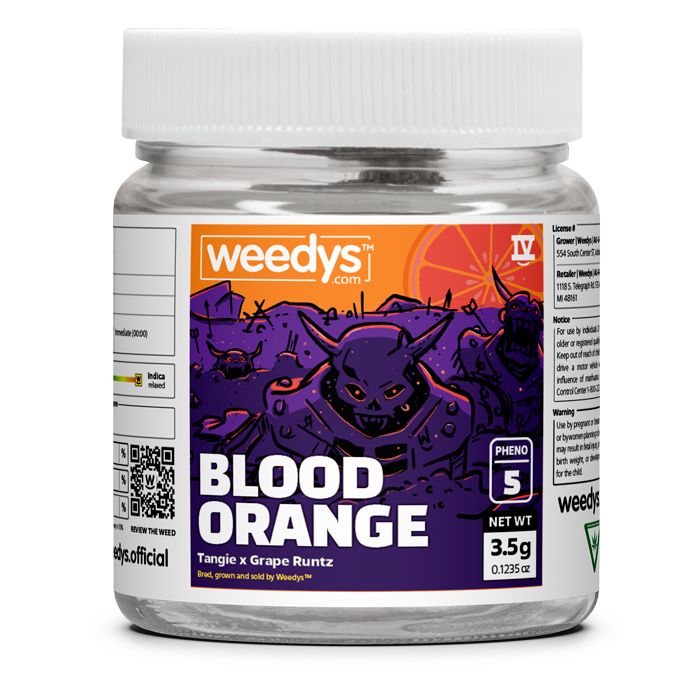 Weedys Blood Orange 5 Eighth