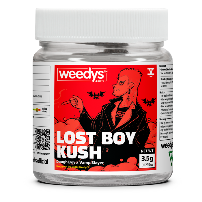Weedys Lost Boy Kush Eighth