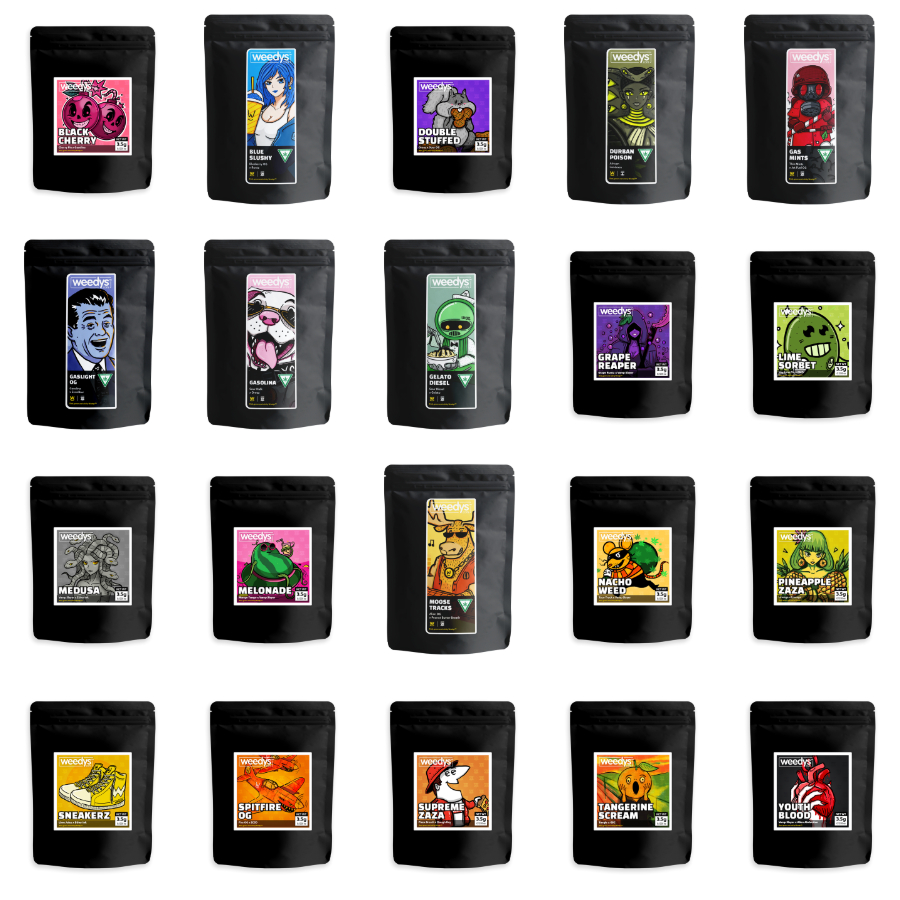 Max Pack: 20 Strains, 20 Eighths - Ultimate Cannabis Sampler