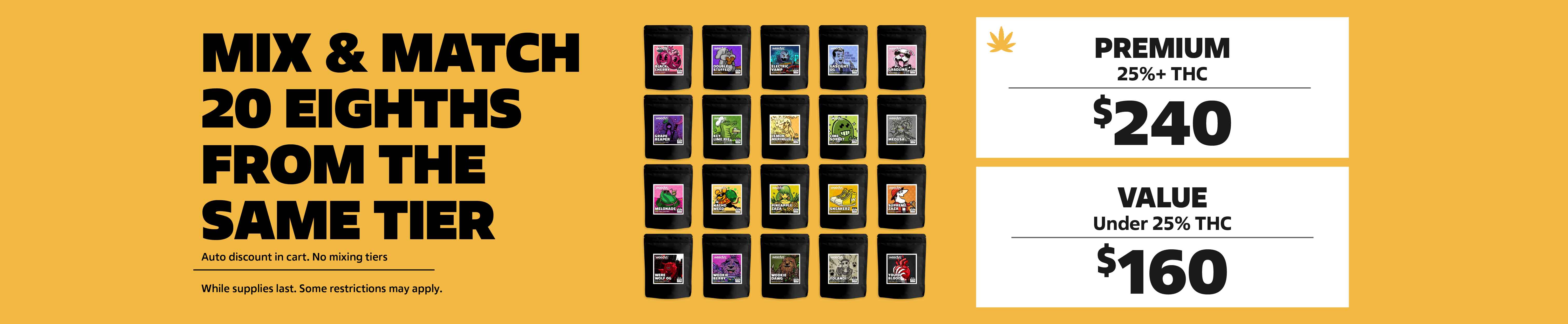 Mix and Match 20 Eighths Desktop Banner 0127 v2 Mix and Match 20 Eighths Desktop Banner 0127 v2