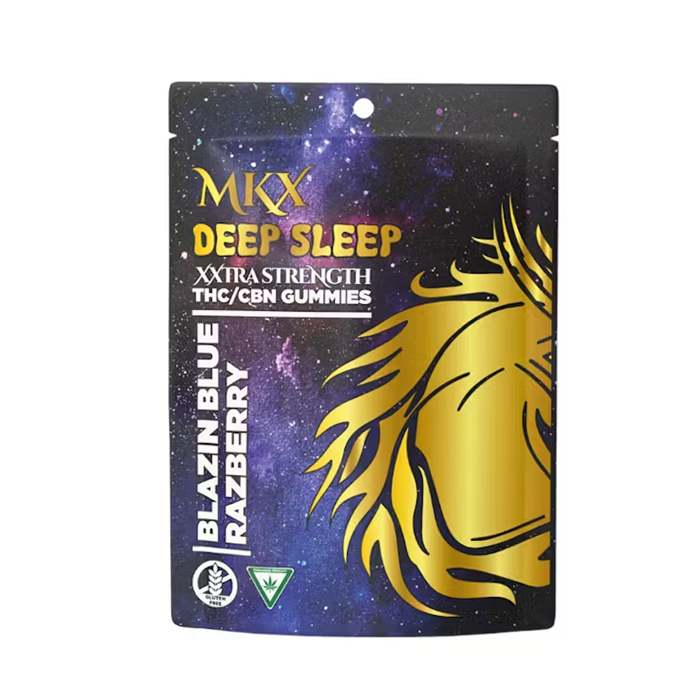MKX Deep Sleep Blazin Blue Razberry Gummies MKX Deep Sleep Blazin Blue Razberry Gummies