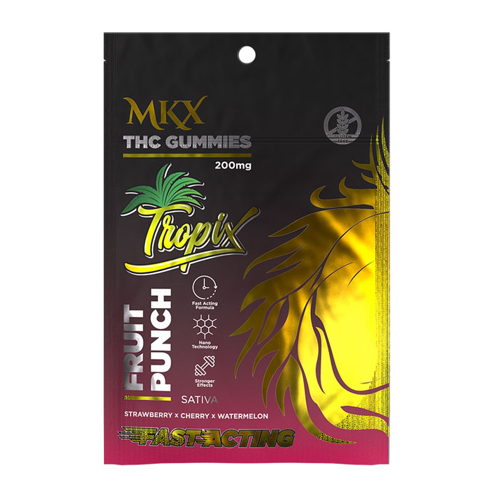 MKX THC gummies fruit punch