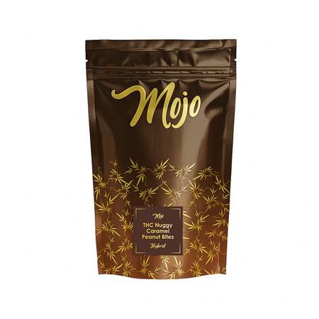 Mojo THC Nuggy Caramel Peanut Bites