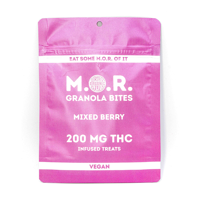 Weedys MOR Mixed Berry Granola Bites 200mg product image