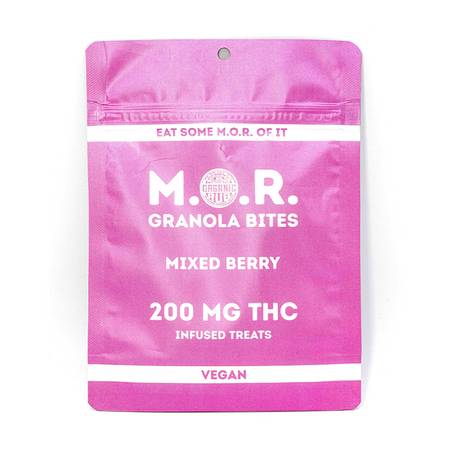 Weedys Mixed Berry - 200mg - Granola Bites product image