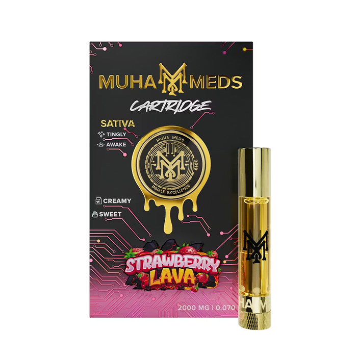Muha Meds Strawberry Lava 2g 510 Muha Meds Strawberry Lava 2g 510