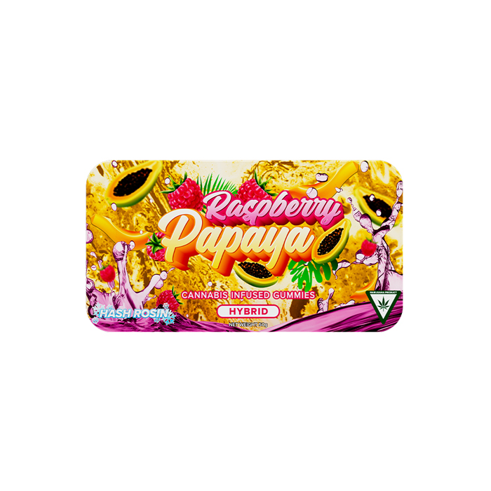 Muhameds Raspberry Papaya gummies 200mg Muhameds Raspberry Papaya gummies 200mg