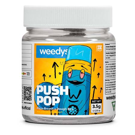 Weedys Push Pop Strain