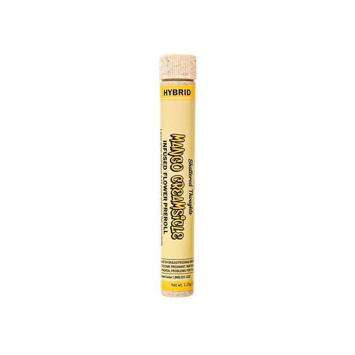 Shattered Thoughts Mango Creamsicle Preroll Shattered Thoughts Mango Creamsicle Preroll