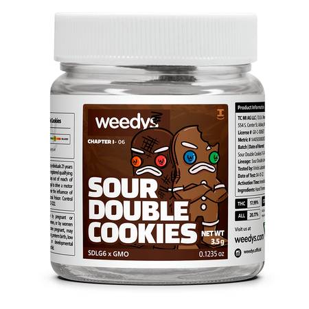 Weedys Sour Double Cookies