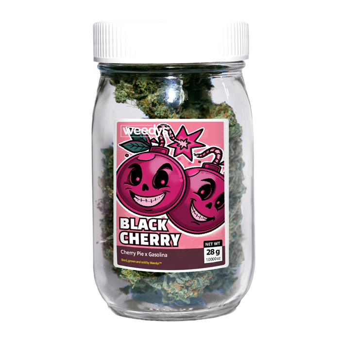 Weedys Black Cherry Stash Jar