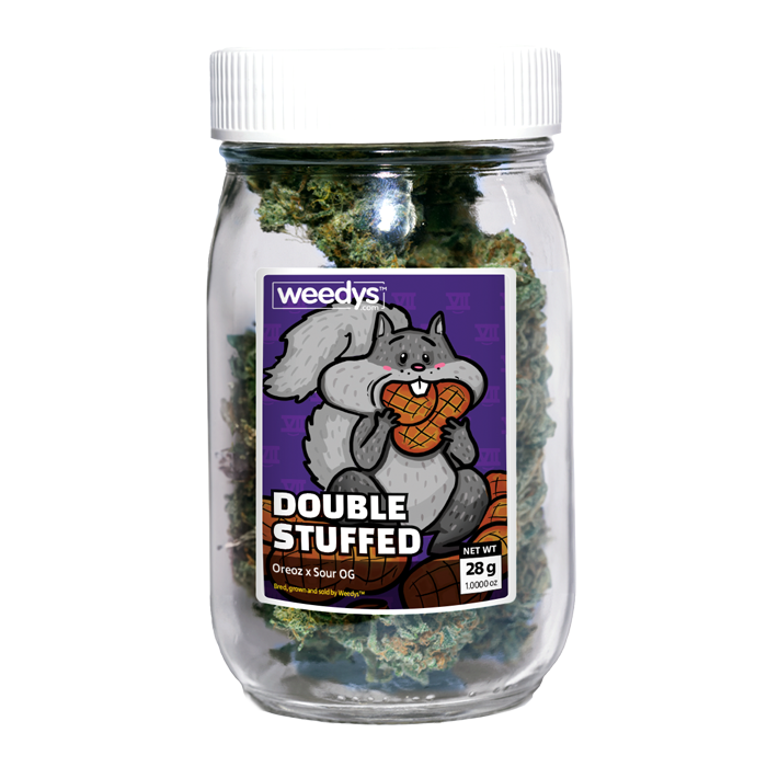 Weedys Double Stuffed Stash Jar Weedys Double Stuffed Stash Jar