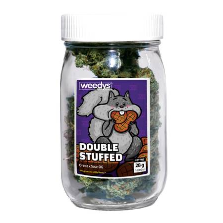 Weedys Double Stuffed Stash Jar