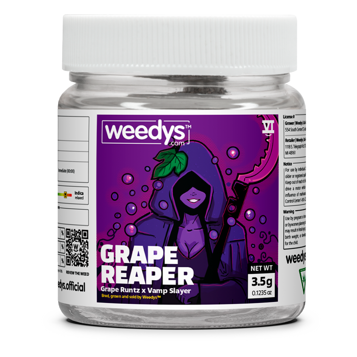 Weedys Grape Reaper Eighth