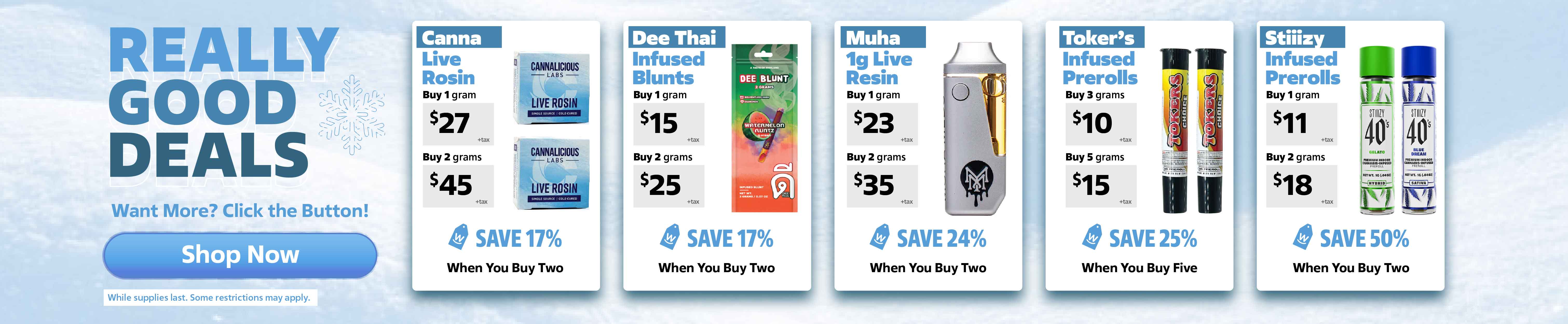 Weedys Jan Deal Cards Banner Desktop Weedys Jan Deal Cards Banner Desktop