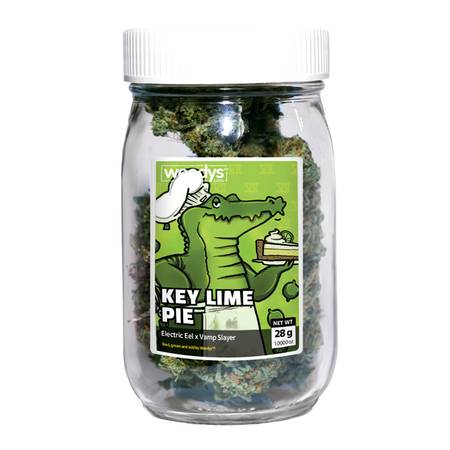 Weedys Key Lime Pie Stash Jar