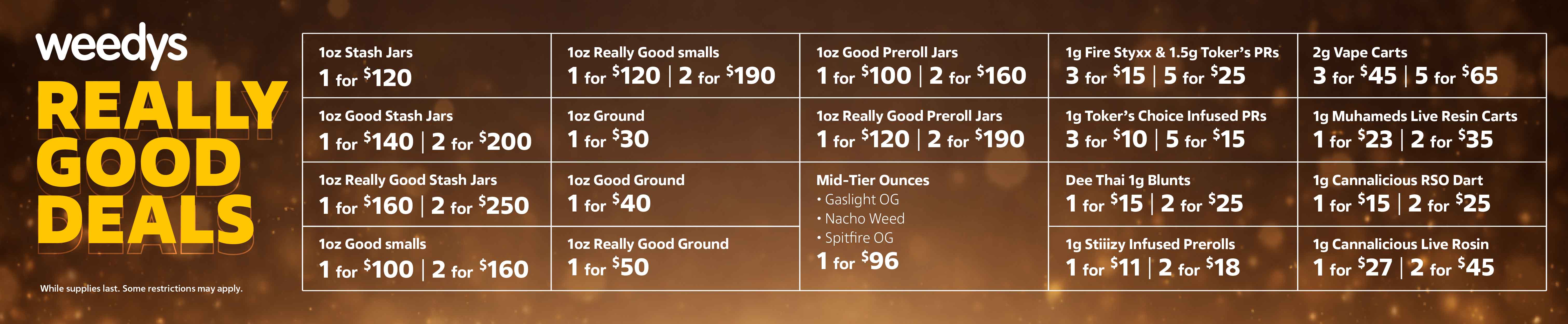 weedys Nye Deals Banner Desktop