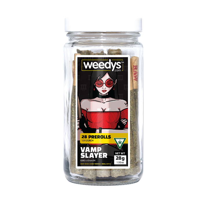 Weedys Vamp Slayer 28g Prerolls