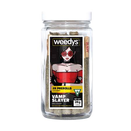 Weedys Vamp Slayer 28g Prerolls